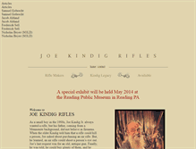Tablet Screenshot of kindigrifles.com